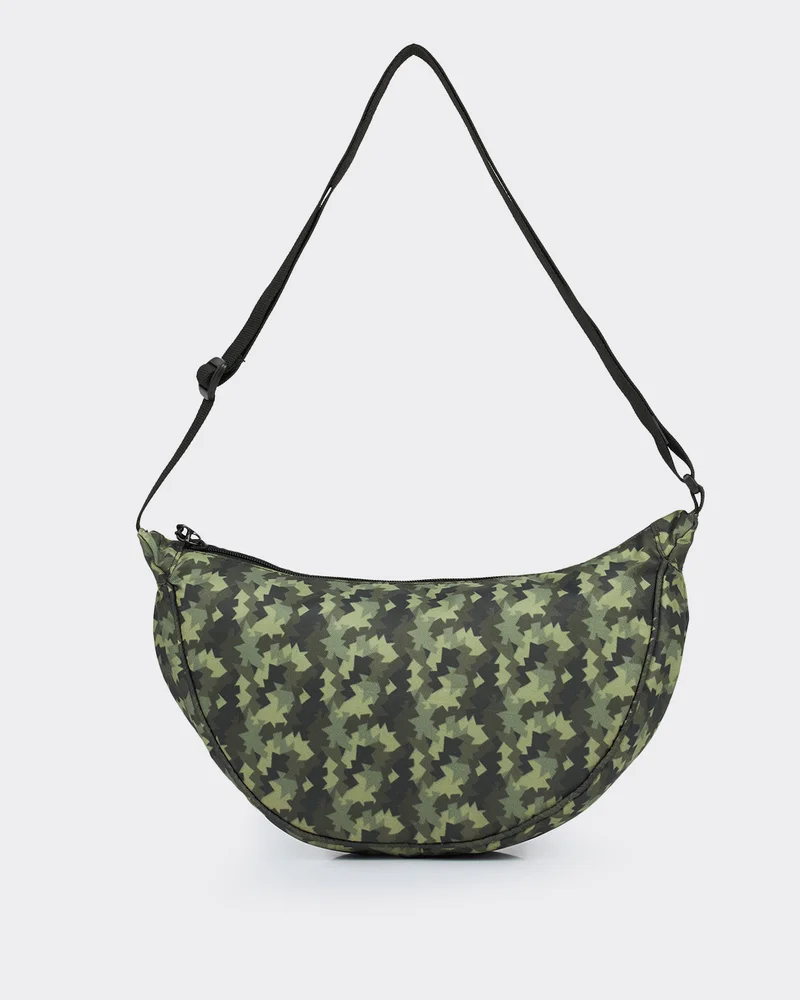 بيواكوف Unisex Green Camouflage Crossbody Shoulder Sling Bag